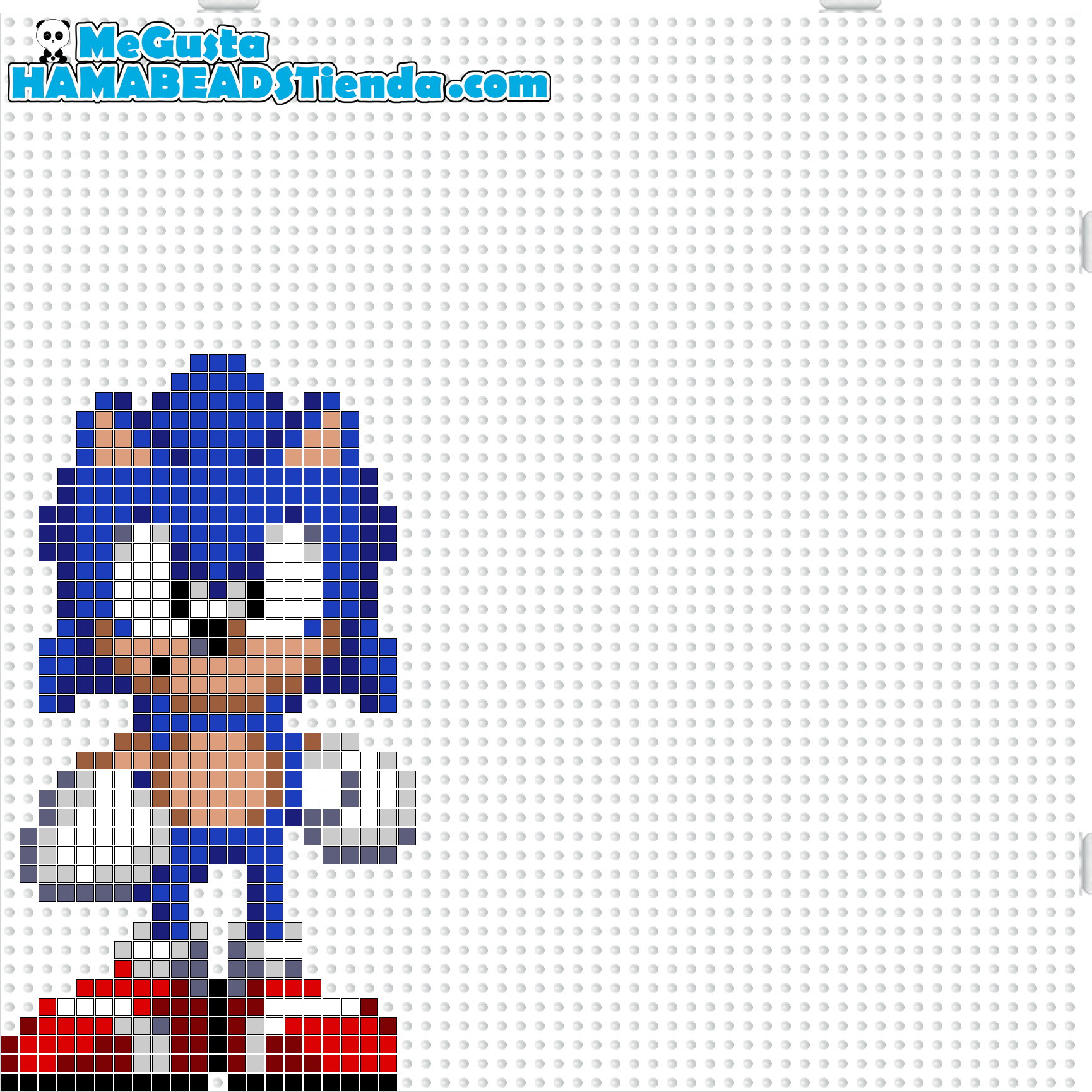 sonic4 hama beads mini
